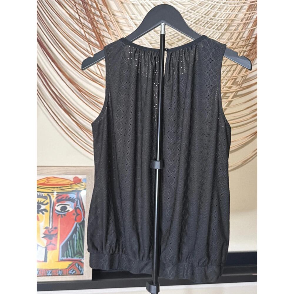 3 for $9 Grace Karen black eye blouse EUC s 2483 - Picture 3 of 6